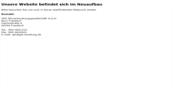 Desktop Screenshot of gfs-beratung.de