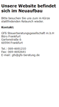 Mobile Screenshot of gfs-beratung.de
