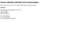 Tablet Screenshot of gfs-beratung.de